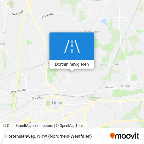 Hortensienweg Karte