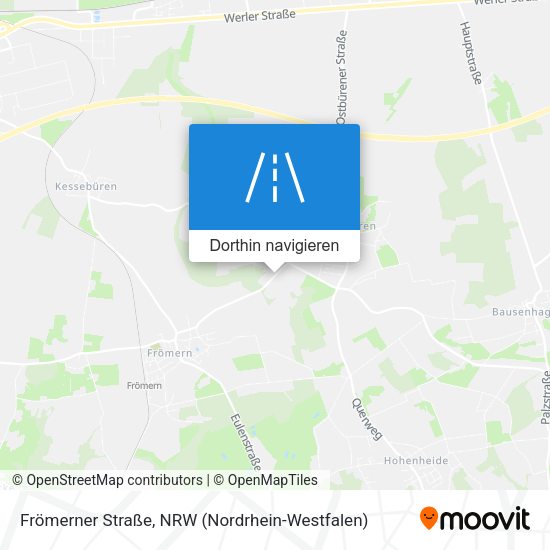 Frömerner Straße Karte