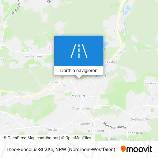 Theo-Funccius-Straße Karte