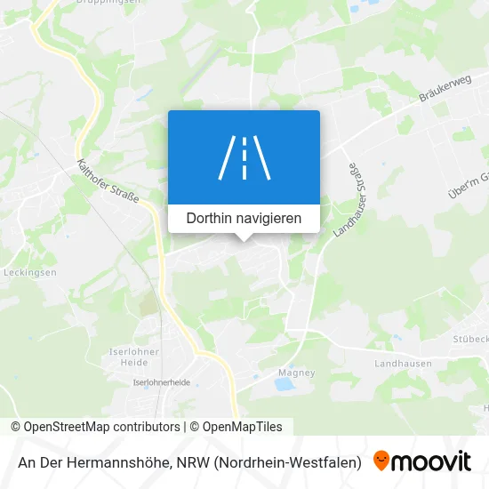 An Der Hermannshöhe Karte
