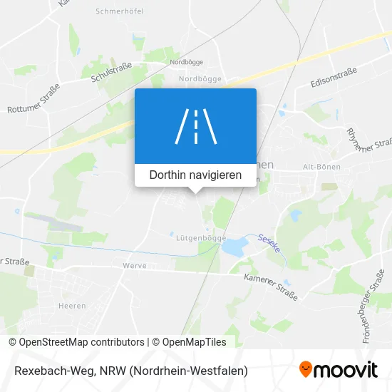 Rexebach-Weg Karte