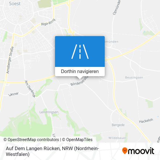 Auf Dem Langen Rücken Karte