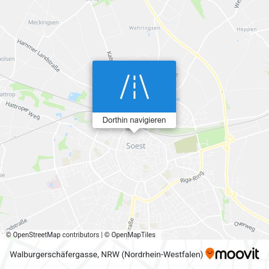 Walburgerschäfergasse Karte