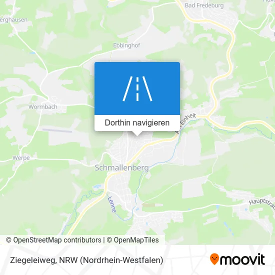 Ziegeleiweg Karte