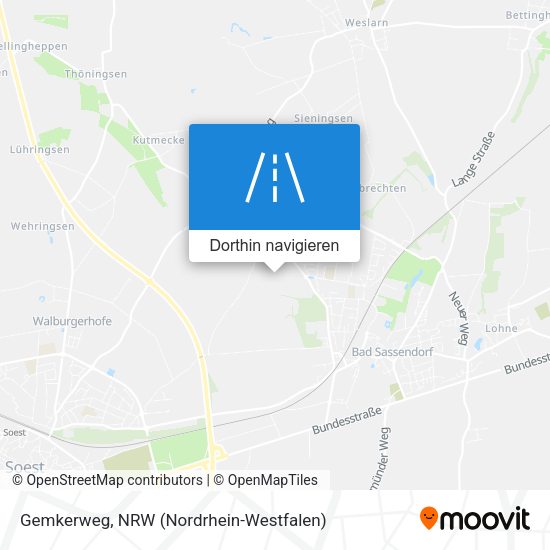 Gemkerweg Karte