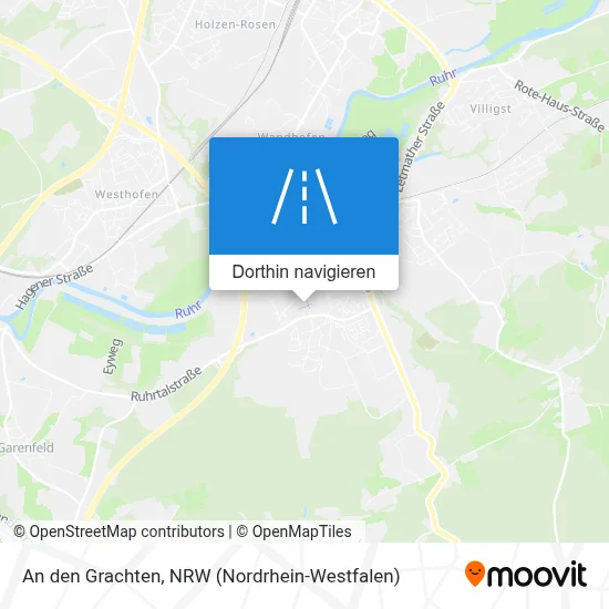 An den Grachten Karte