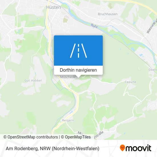 Am Rodenberg Karte