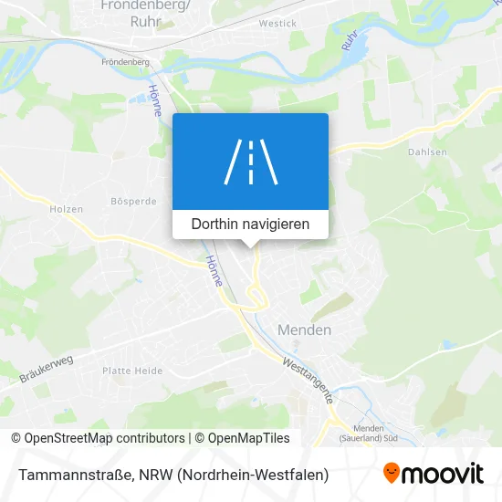 Tammannstraße Karte