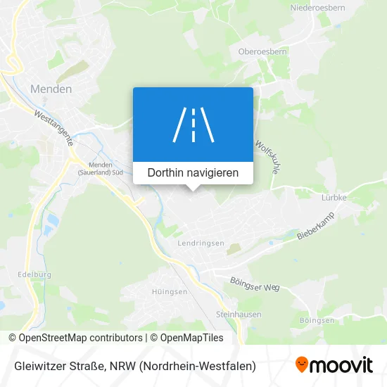 Gleiwitzer Straße Karte