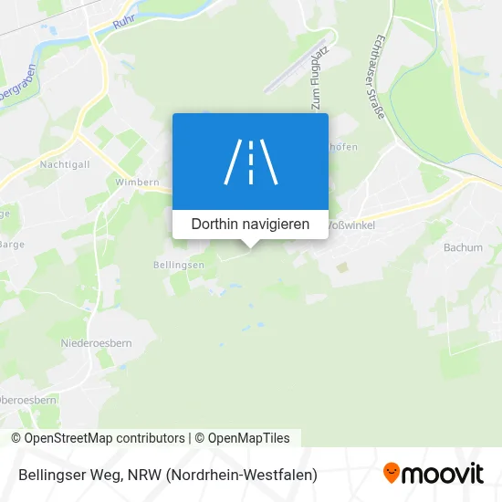 Bellingser Weg Karte
