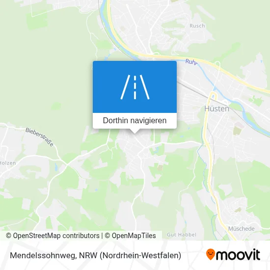 Mendelssohnweg Karte