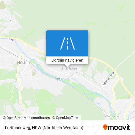 Frettchenweg Karte