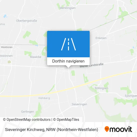 Sieveringer Kirchweg Karte