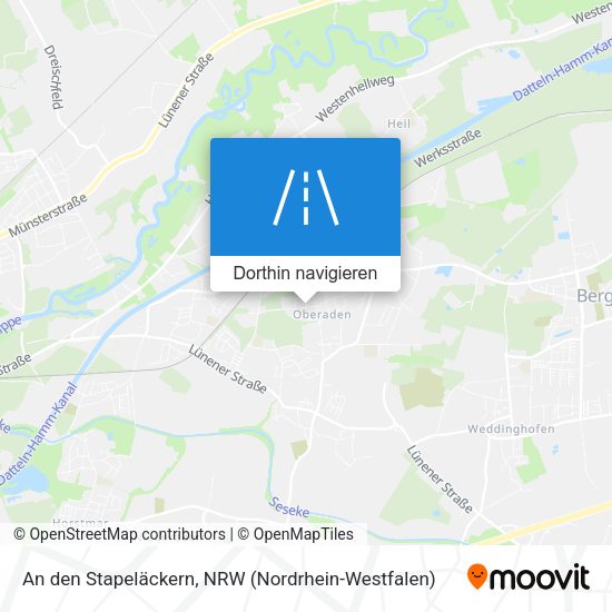 An den Stapeläckern Karte