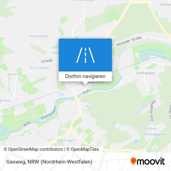 Gasweg Karte