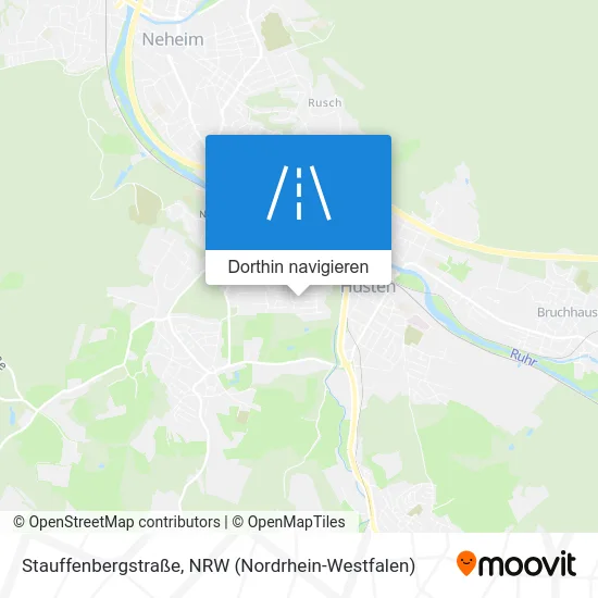 Stauffenbergstraße Karte