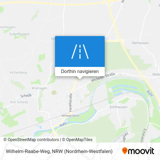 Wilhelm-Raabe-Weg Karte