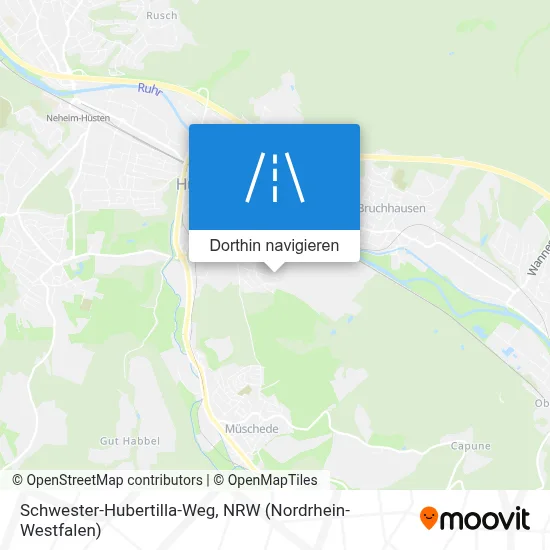 Schwester-Hubertilla-Weg Karte