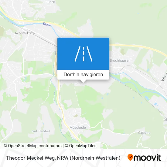 Theodor-Meckel-Weg Karte