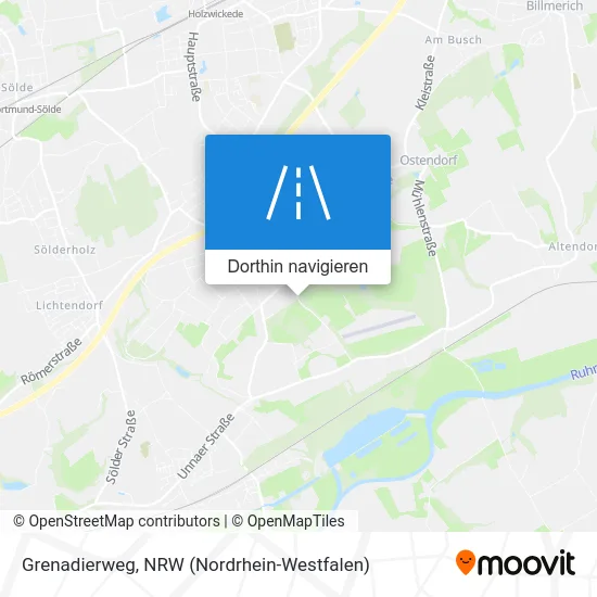 Grenadierweg Karte