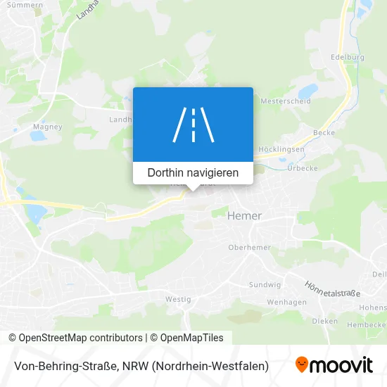 Von-Behring-Straße Karte