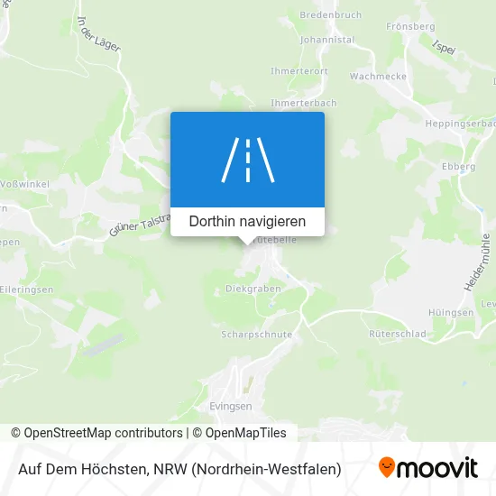 Auf Dem Höchsten Karte