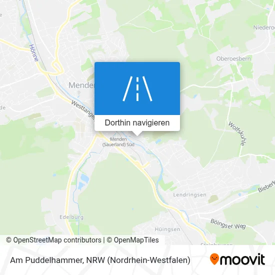 Am Puddelhammer Karte