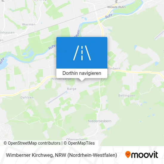 Wimberner Kirchweg Karte
