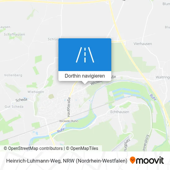 Heinrich-Luhmann-Weg Karte