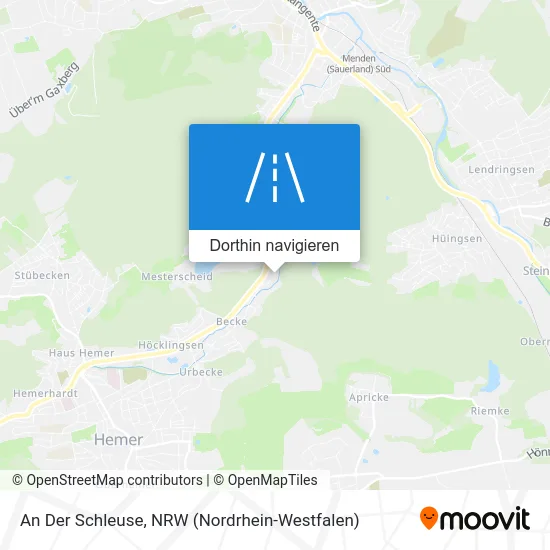 An Der Schleuse Karte