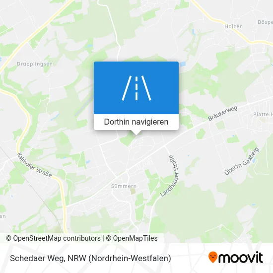 Schedaer Weg Karte