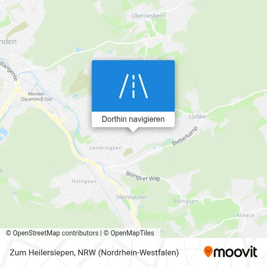 Zum Heilersiepen Karte