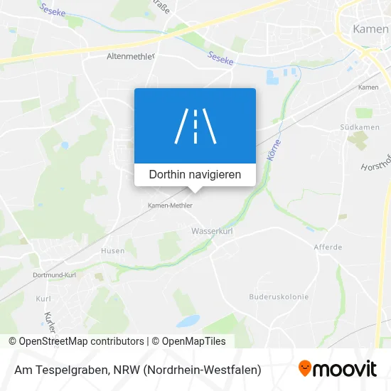 Am Tespelgraben Karte