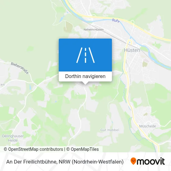 An Der Freilichtbühne Karte