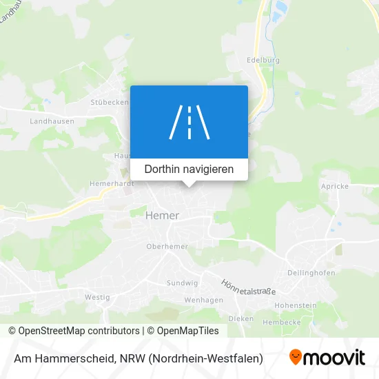 Am Hammerscheid Karte