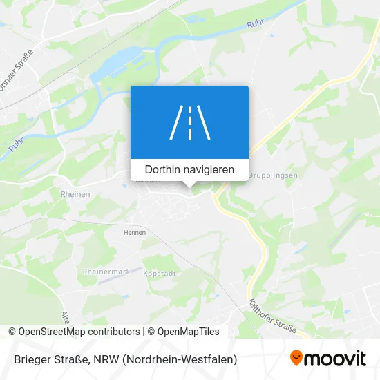 Brieger Straße Karte