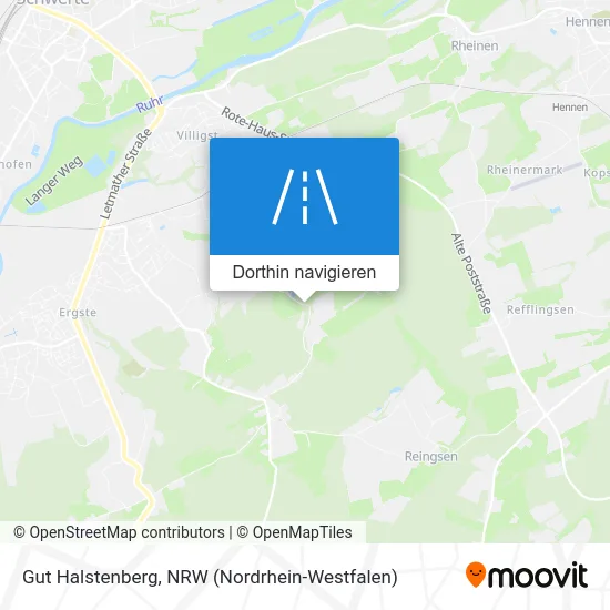 Gut Halstenberg Karte