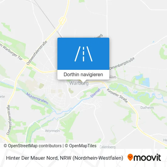 Hinter Der Mauer Nord Karte