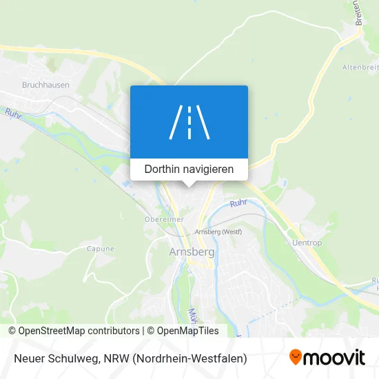 Neuer Schulweg Karte