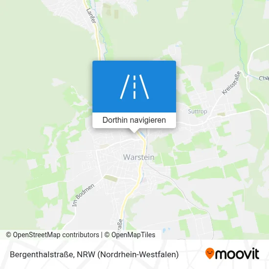 Bergenthalstraße Karte