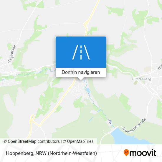 Hoppenberg Karte