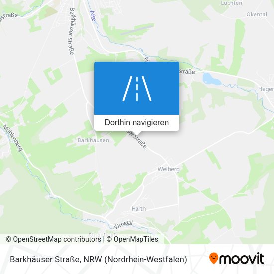 Barkhäuser Straße Karte