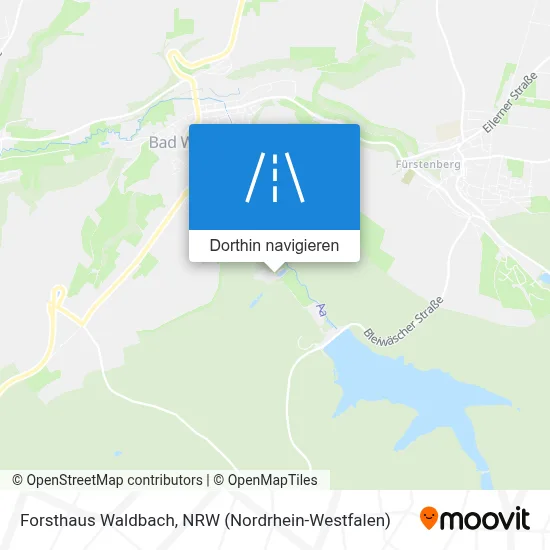 Forsthaus Waldbach Karte