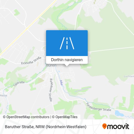 Baruther Straße Karte