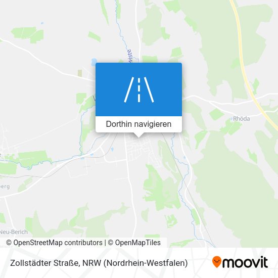 Zollstädter Straße Karte