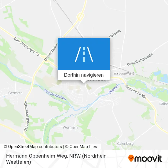 Hermann-Oppenheim-Weg Karte