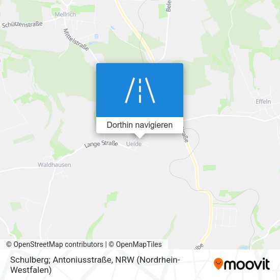 Schulberg; Antoniusstraße Karte