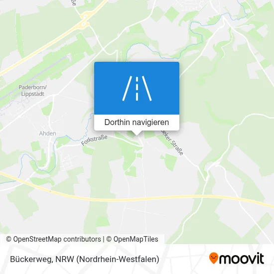 Bückerweg Karte