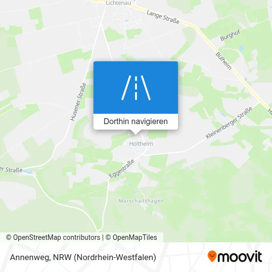 Annenweg Karte