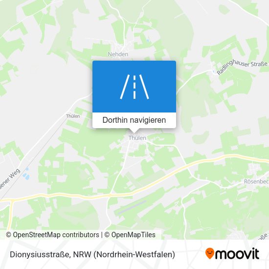 Dionysiusstraße Karte